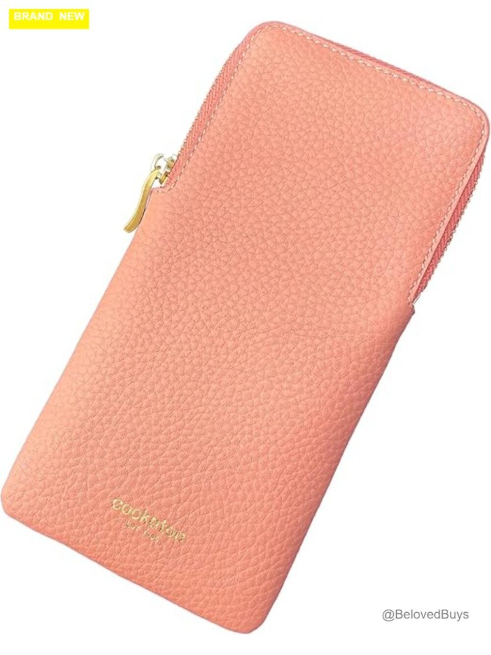 Genuine Leather Eyeglass Case Zipper Pouch for Glasses